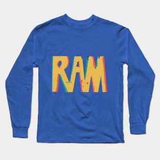 McCartney Ram Text Long Sleeve T-Shirt